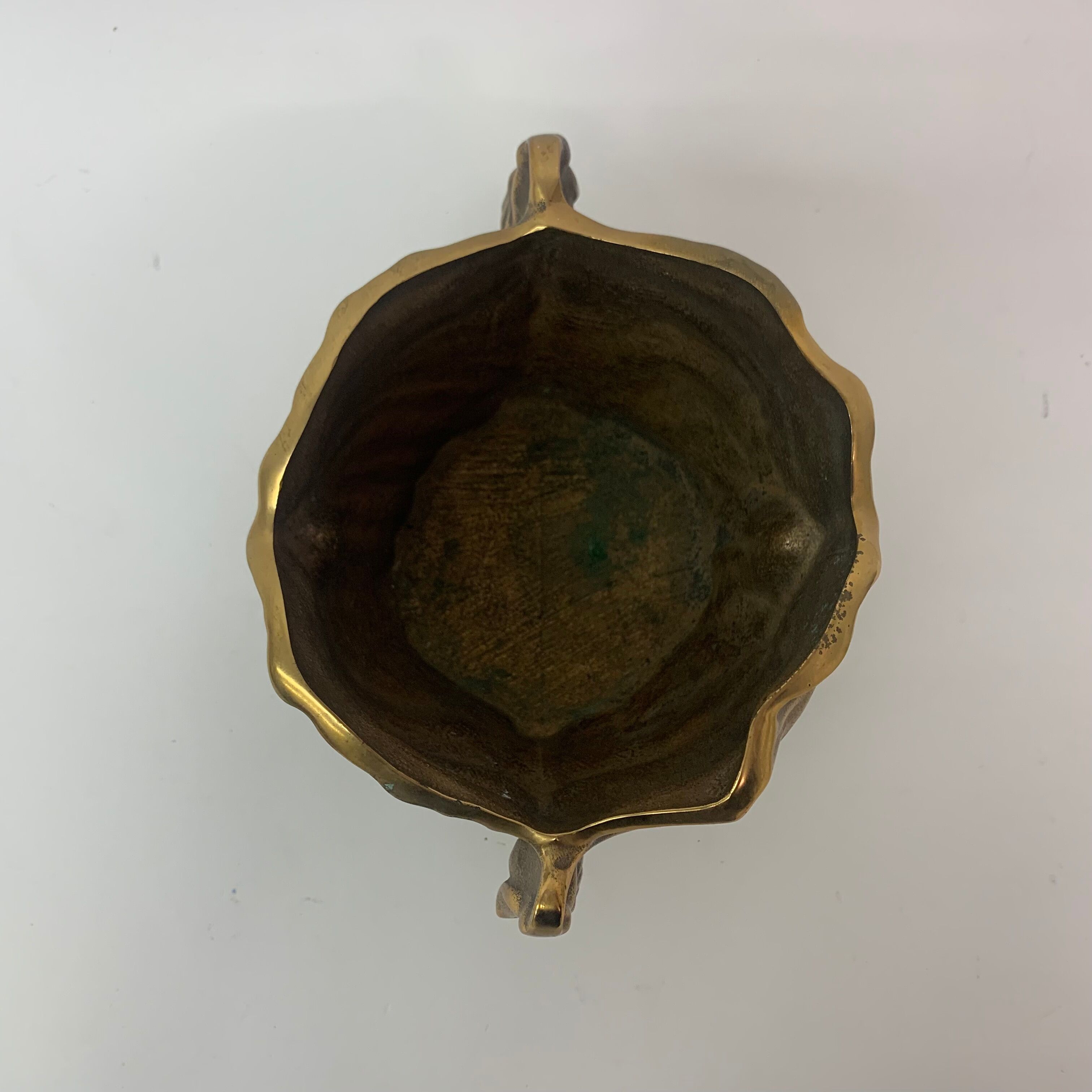 Pot de fleurs en bronze, années 1930