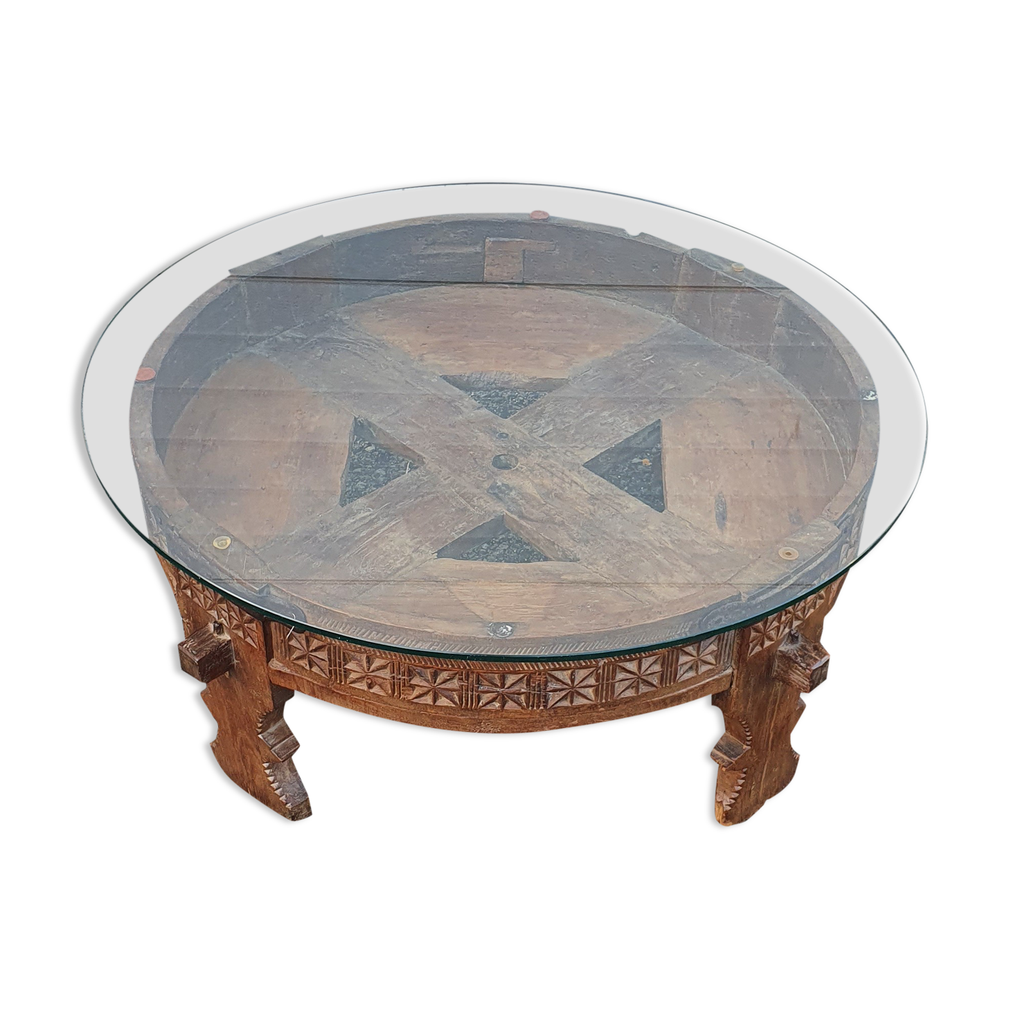 Cart wheel table early XXth century