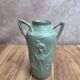 Vase Art nouveau Schäfer & Vater Jugendstil biscuit vert vers 1900