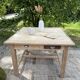 Table bois carré / Table à manger / table de boulanger