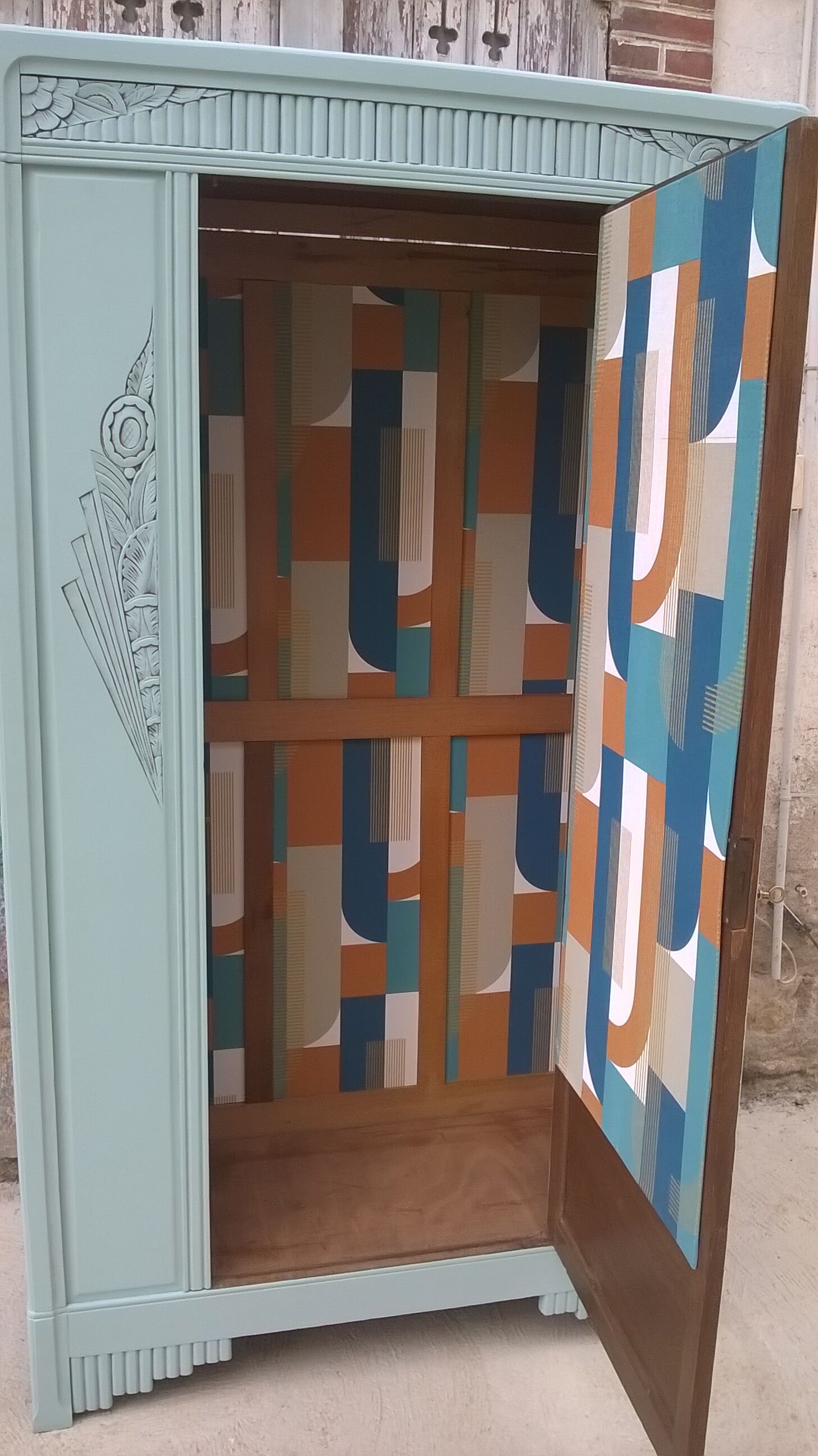 Parisian wardrobe art deco era
