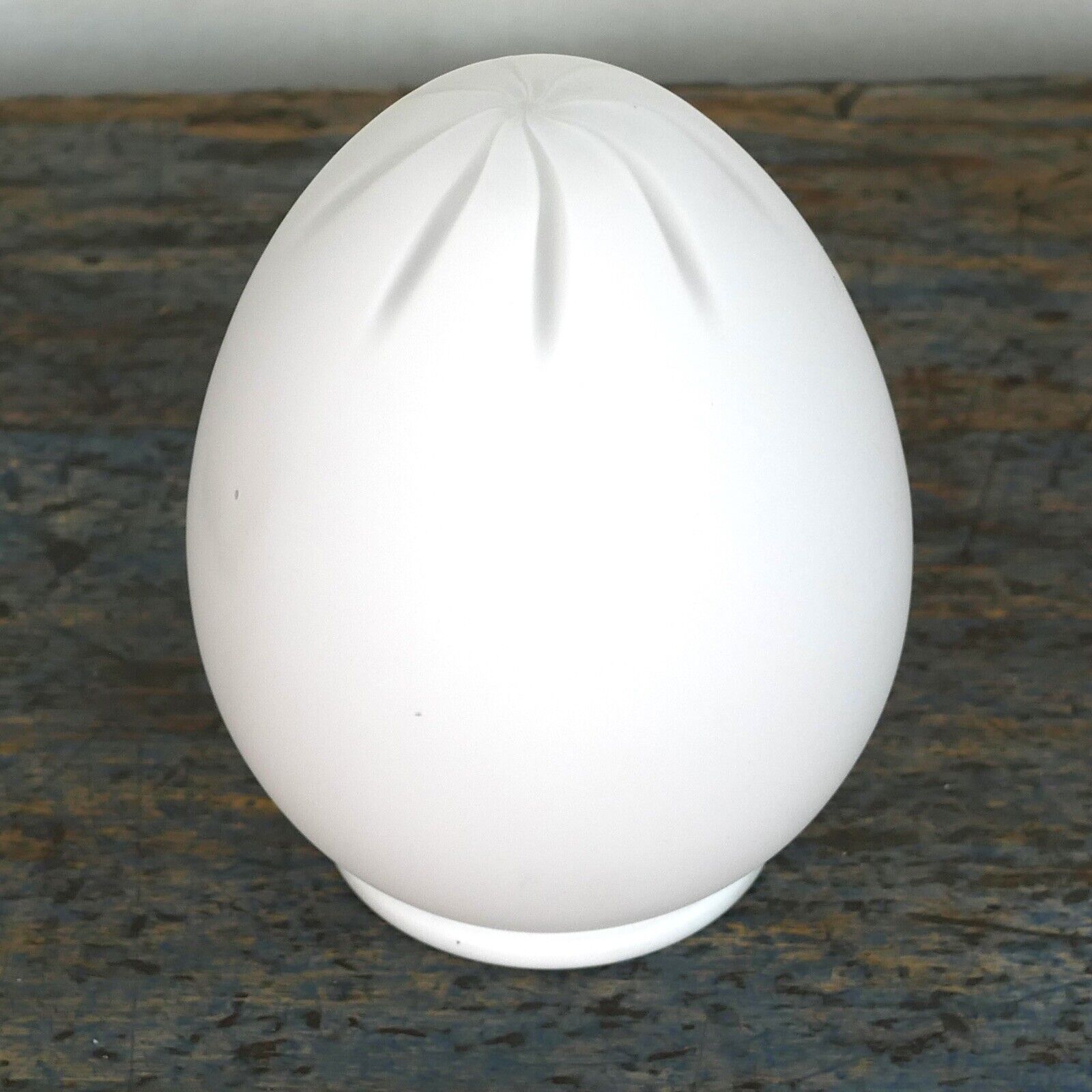 Lampe de table œuf en verre de Murano