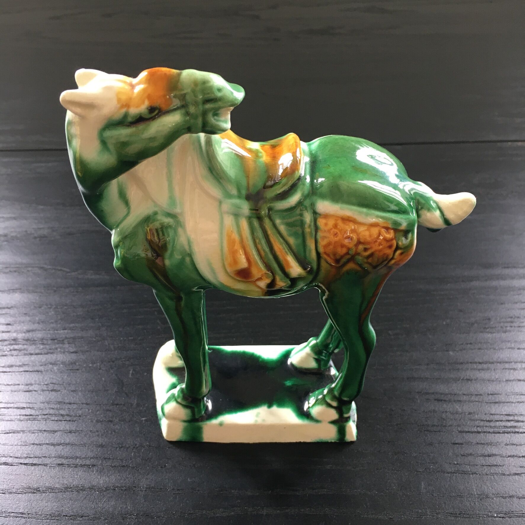 Pair of ceramic horses