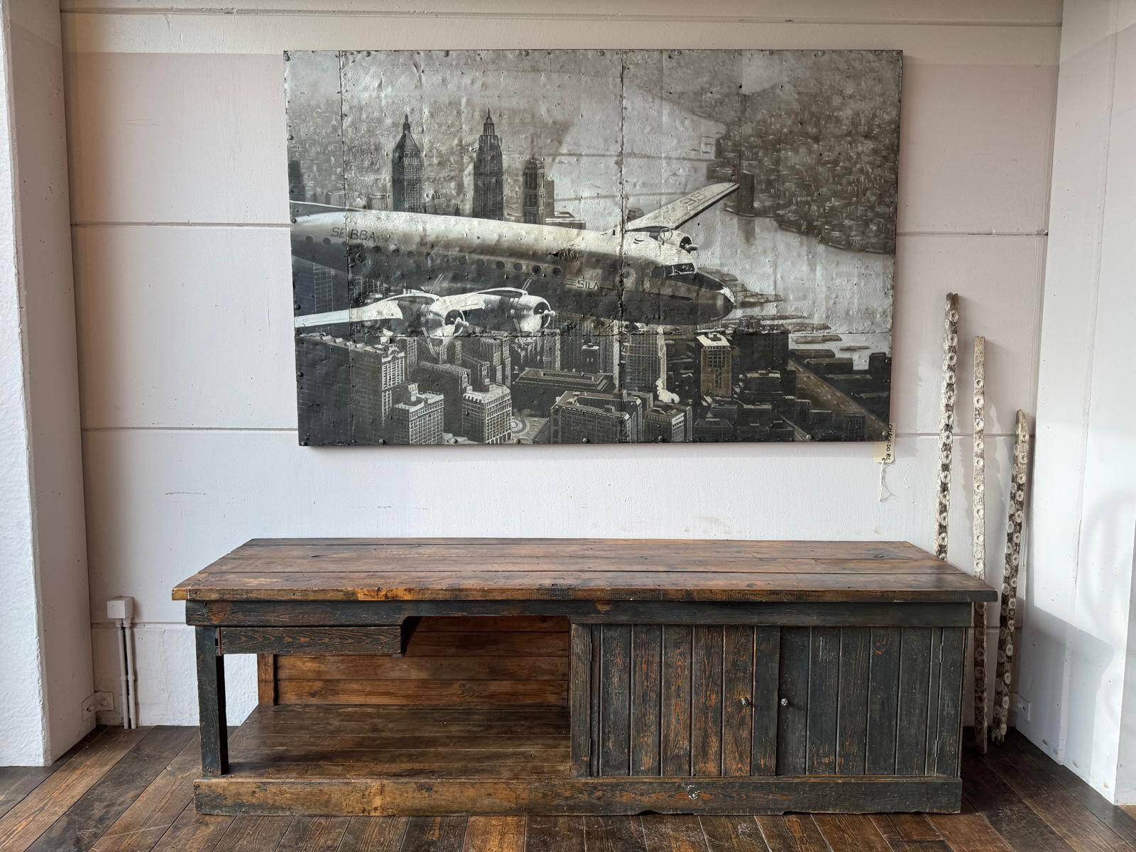 Old cabinetmaker's workbench