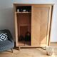 Wardrobe with pretty splayed legs.