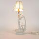 Pair of neoclassical style lamps in porcelain, Italy, 20th century