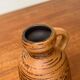 East German pottery vase from the mid-century GDR by Strehla Keramik, 1960s.