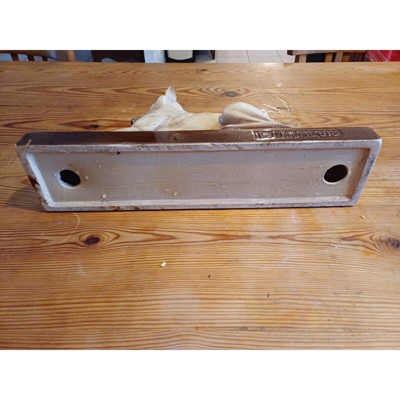 "Dog" earthenware by: L.François