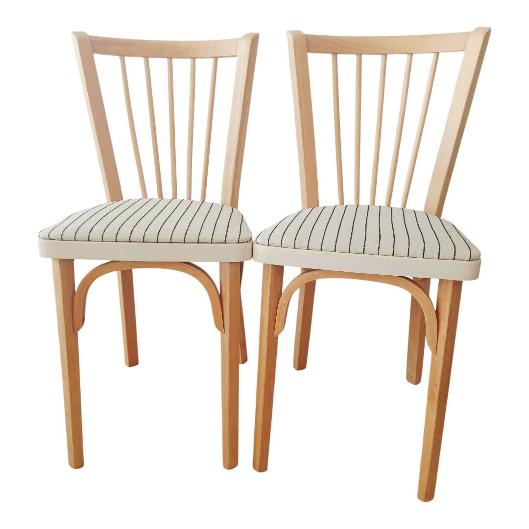 2 Baumann bistro chairs