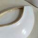 Three vintage free-form ceramic ravine dishes from the 1950s