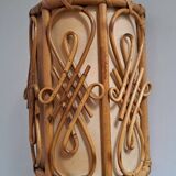 Vintage bamboo wall light