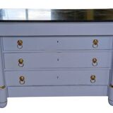 Empire style chest of drawers, 19th century, painted