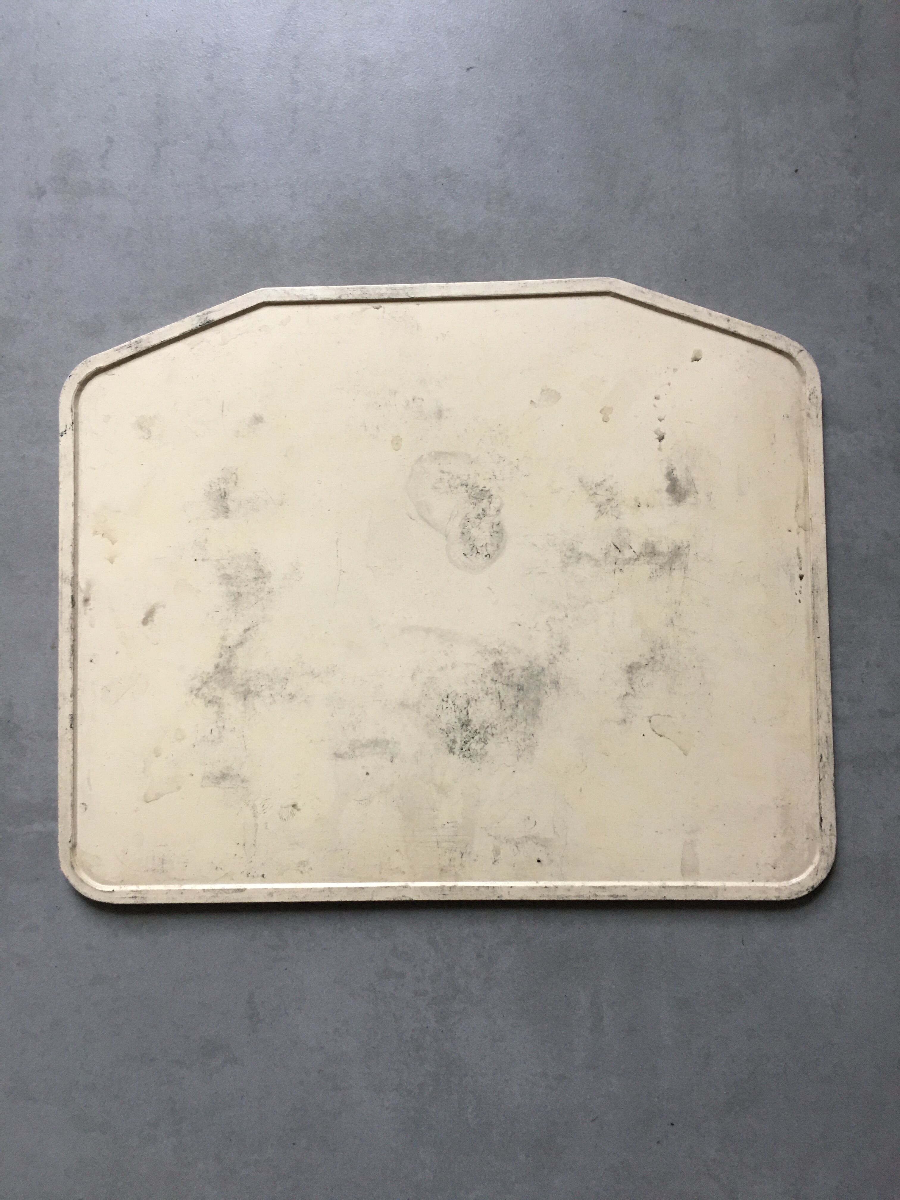 Old bus line plate No. 24 barred