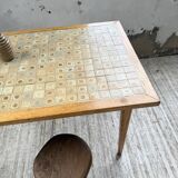 Scandinavian oak and ceramic table