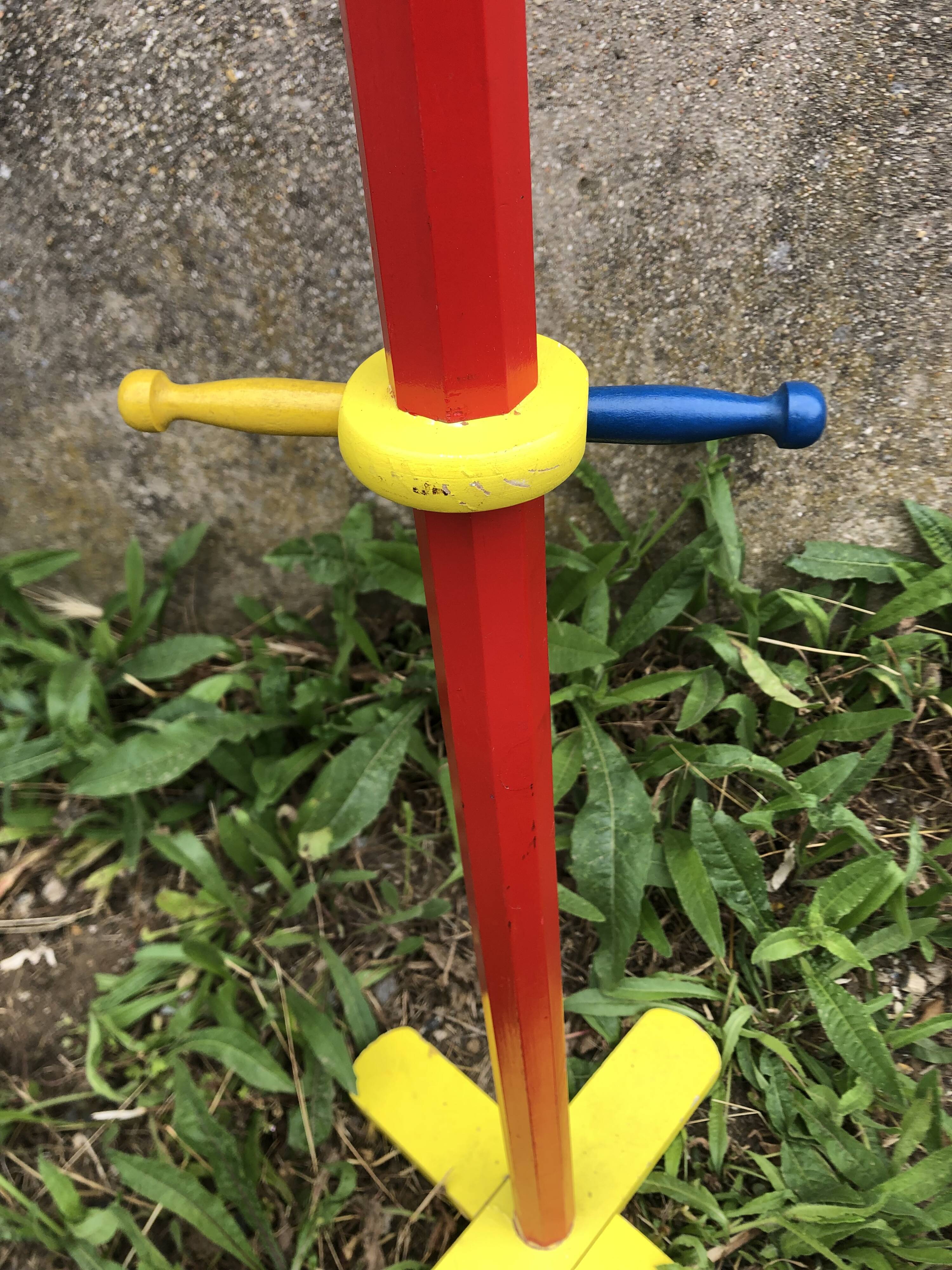 Pierre Sala standing coat rack for children 1970s