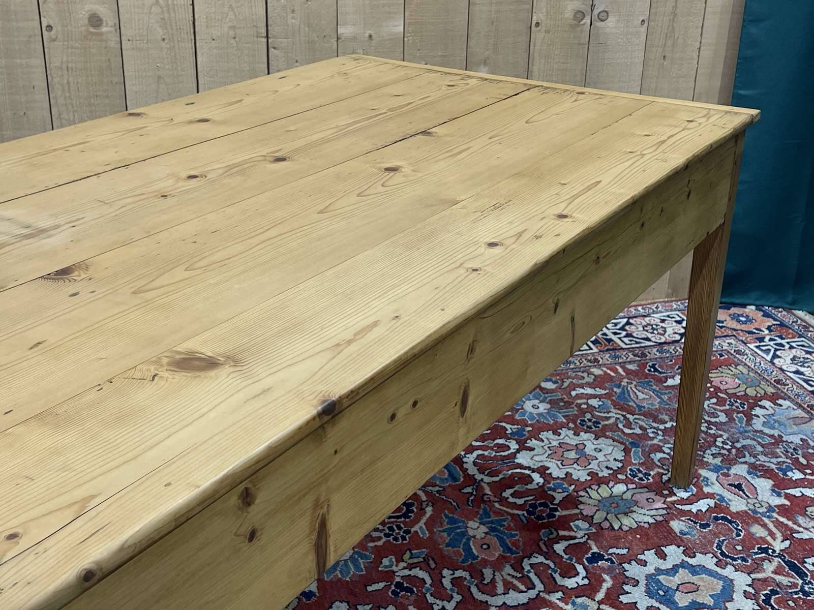 Early 20th century flat desk in fir
