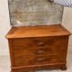French Louis-Philippe style commode in walnut burl.