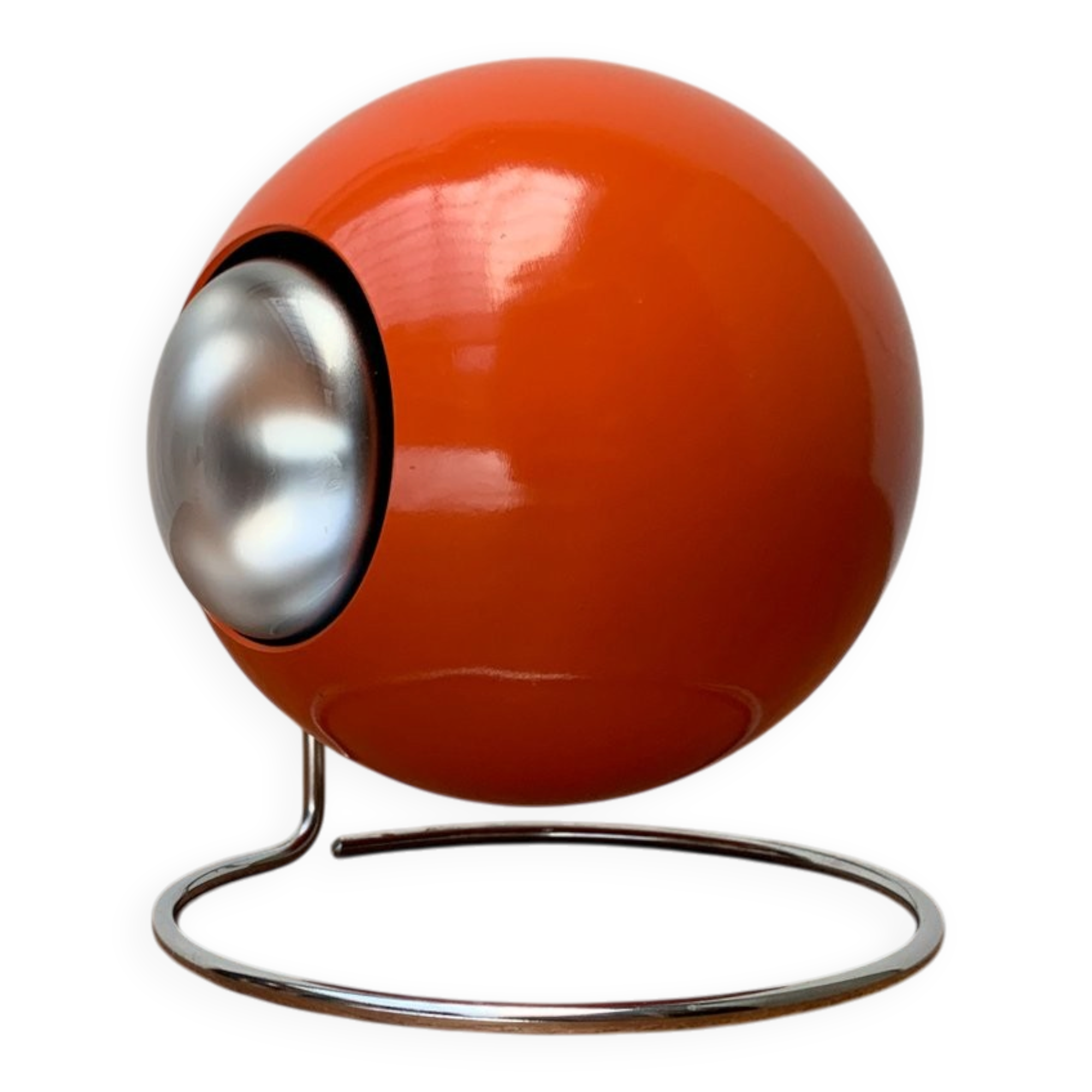 Mid-century space globe table lamp by Erco, 1970s.