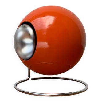 Mid-century space globe table lamp by Erco, 1970s.