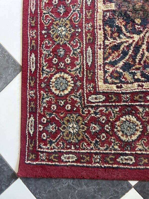 Traditional Red & Multicoloured Rug 80x180