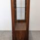 Art Deco walnut burl display cabinet, France circa 1930.