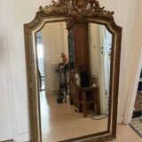 Grand miroir ancien de style Louis XV
