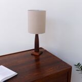 Vintage Danish Teak Table Lamp, 1960s