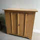 Antique Parisian sideboard with patinated wood / jam cabinet