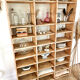 Vintage industrial workshop shelf