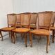 Set of 6 Cane Chairs in Louis XV style