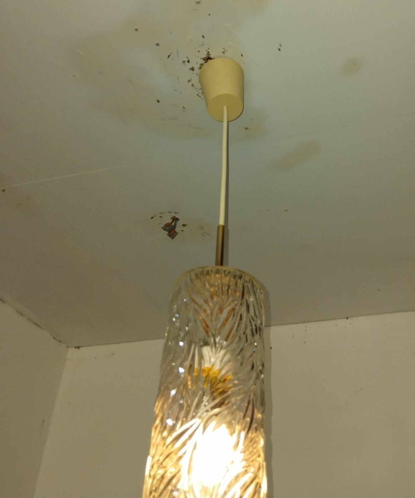 60s Murano glass pendant light