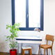 Table formica extensible pieds eiffel