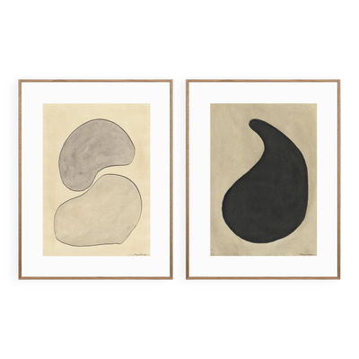 2 dessins originaux de J. Rodgussar – Encre sur papier