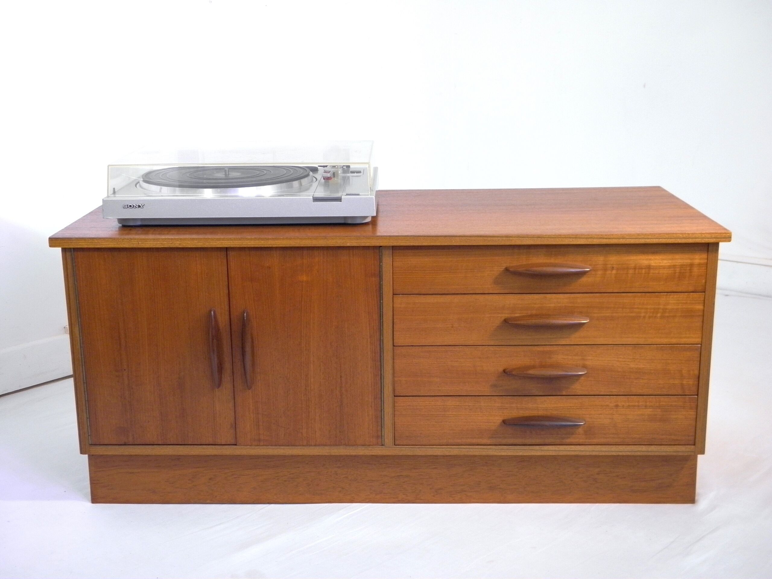 Scandinavian Hifi teak furniture, 1970s