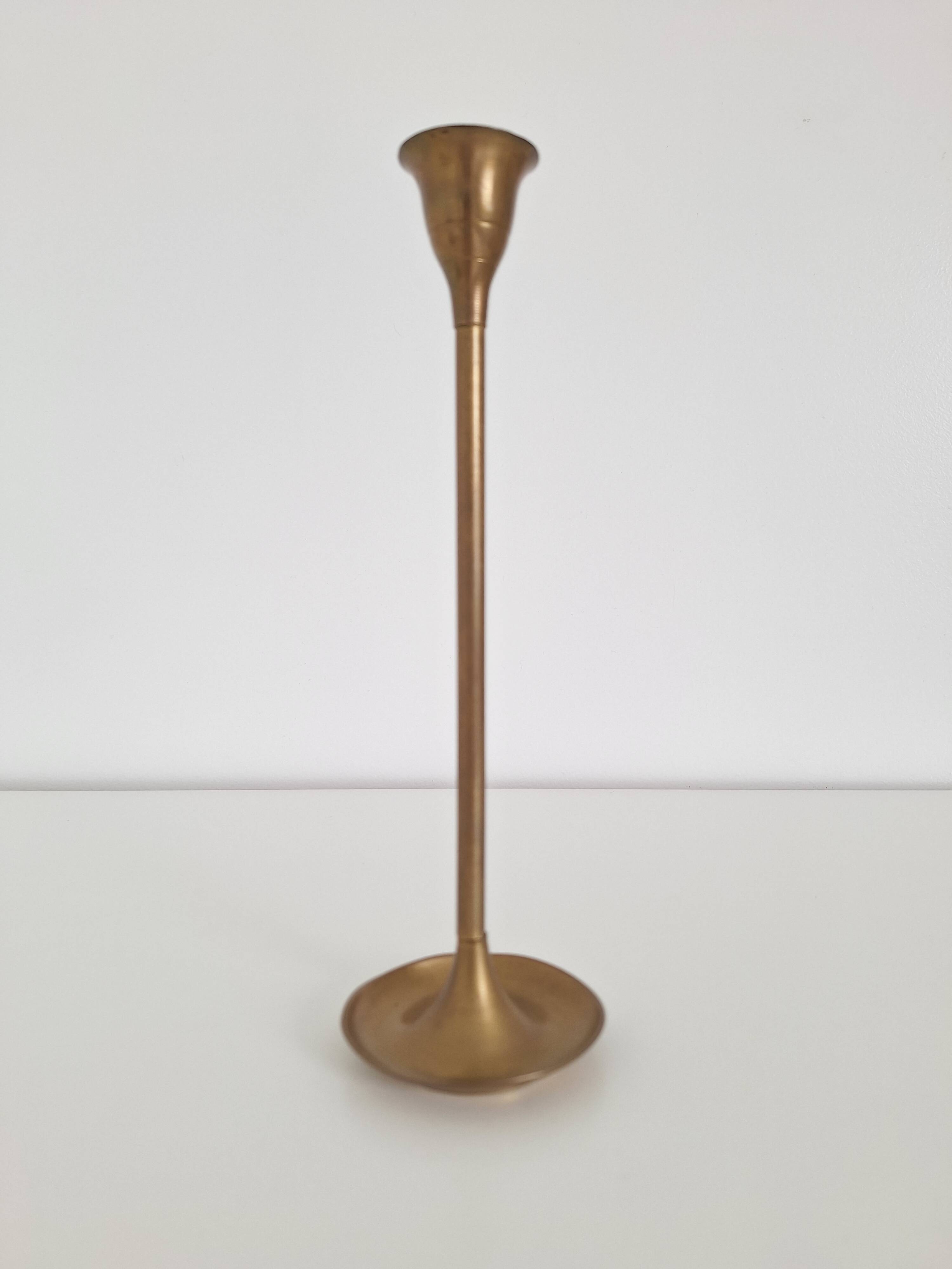 Vintage brass candle holder