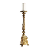 Candélabre ancien en bronze doré, décorations XIX Century