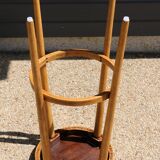 4 Baumann stools, light beech, 790mm