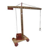 Old wooden crane game
