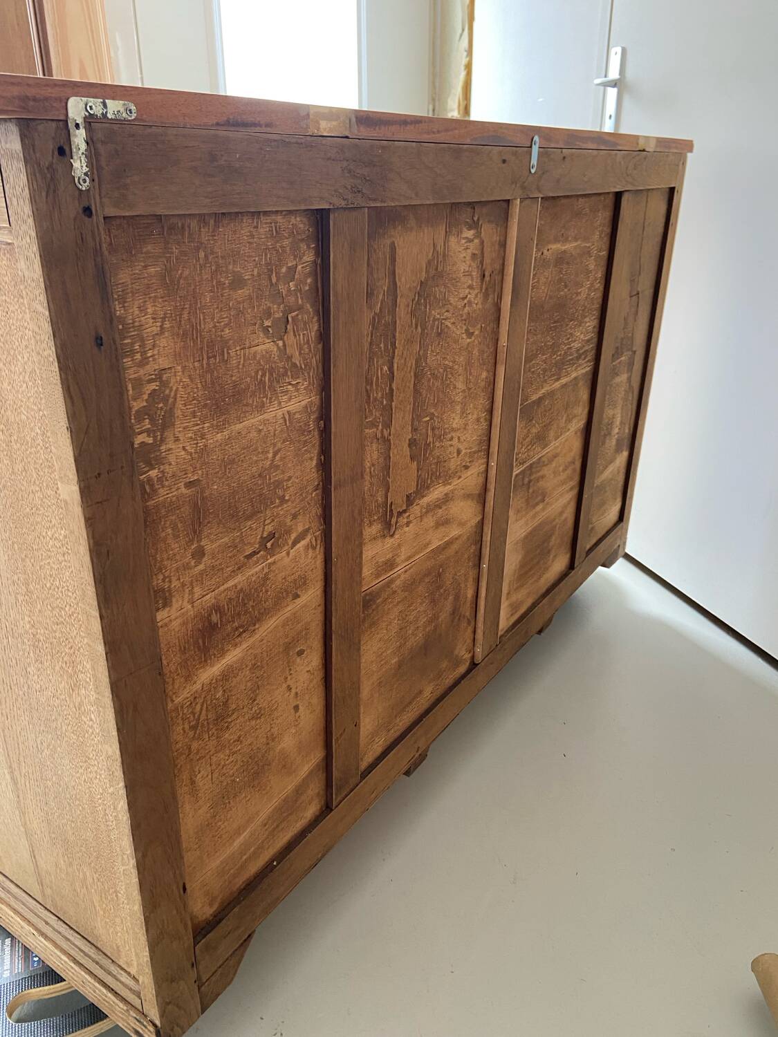 Grand buffet Art Déco en chêne massif - Enfilade vintage