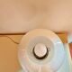 Glass lamp with white opal globe