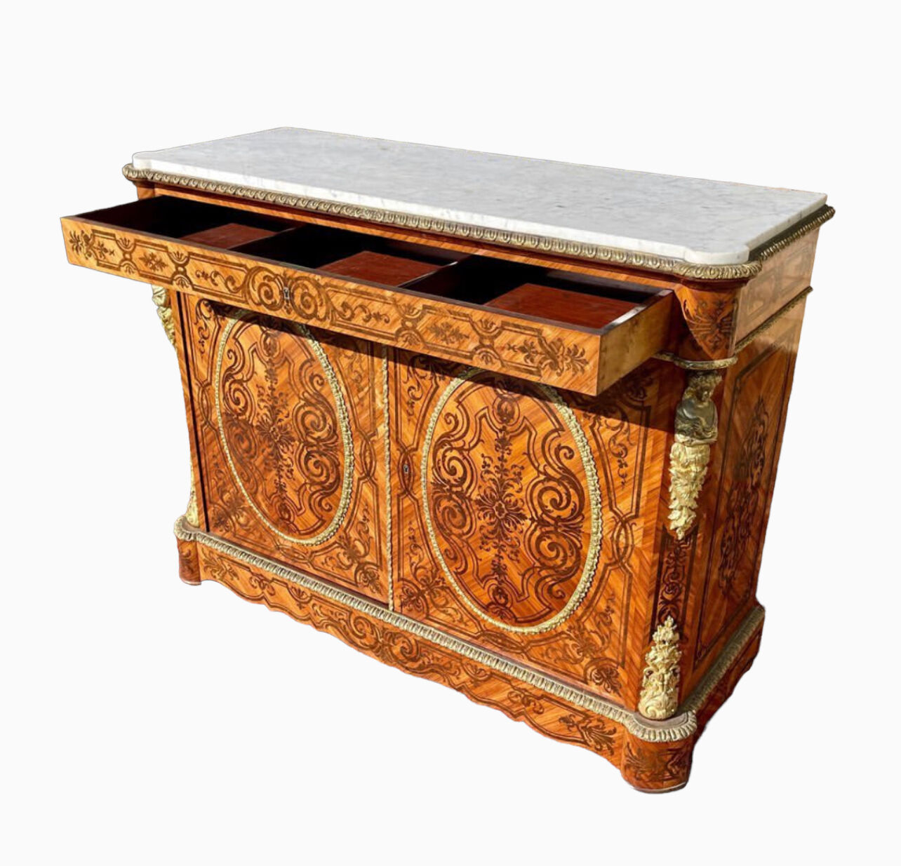 Napoleon III Marquetry Buffet