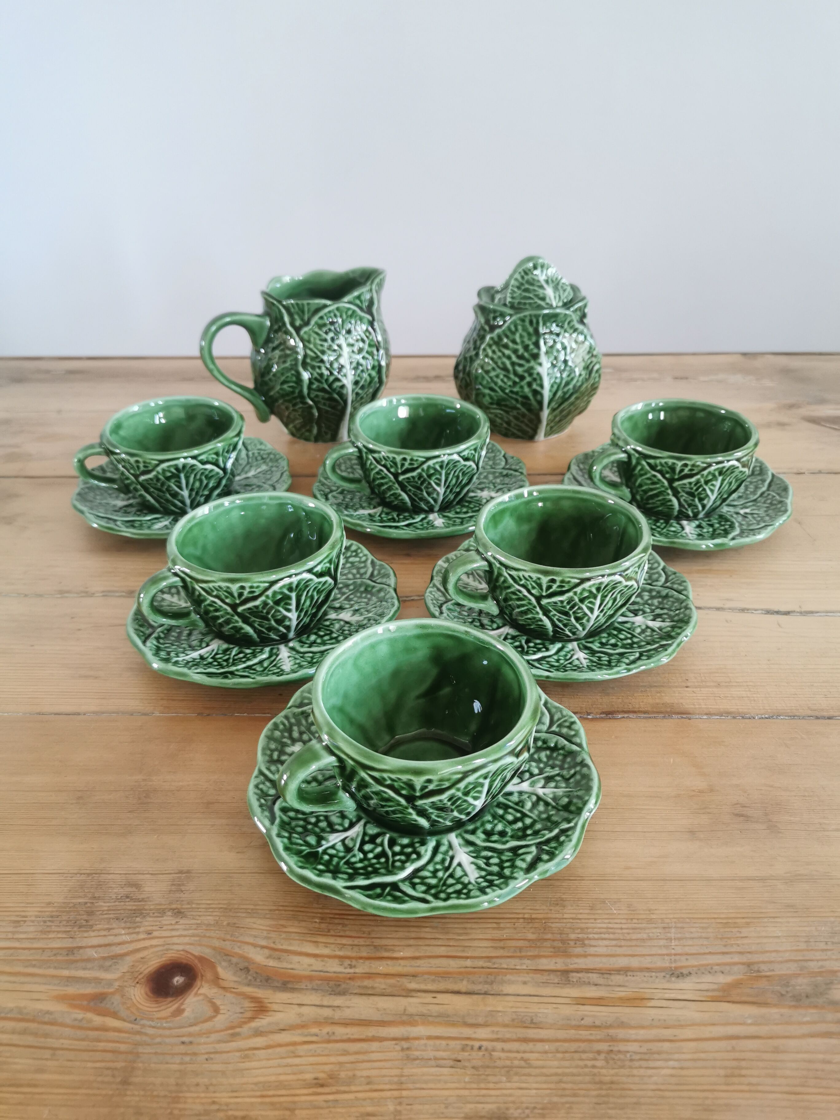 Cabbage coffee service in slurry