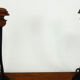 Wall coat rack 2 vintage hooks