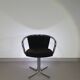 3 x mid-century tube frame chairs (swivel) corduroy upholstery