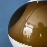 Vintage space-age style plexiglass pendant lamp