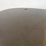Oval coffee table in black opaline