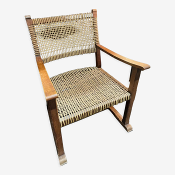 Art deco rope armchair