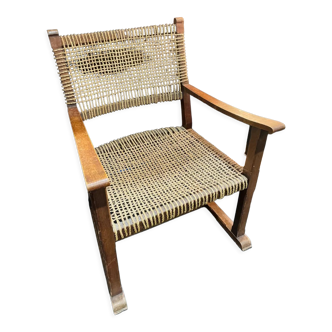 Art deco rope armchair