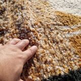 Handwoven pure wool rug, size 2/3 m.