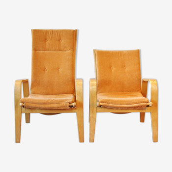 Ensemble de 2 fauteuils par Cees Braakman pour Pastoe